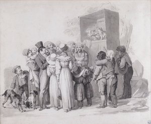 Louis-Léopold Boilly - Kissa parka (luonnos) tekijältä Louis Leopold Boilly