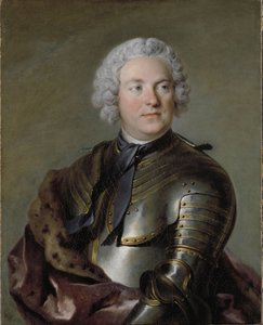 Charles Gustave de Tessin, ruotsalainen aristokraatti ja poliitikko - Carl Gustaf Tessinin (1695-1770) muotokuva, Tocque, Louis (1696-1772). öljy kankaalle tekijältä Louis Tocqué