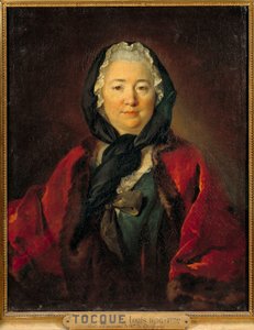 Olettaen muotokuva rouva de Graffignysta (1695-1758) ranskalaisesta kirjailijasta Louis Tocquen (1696-1772) maalaus 1700-luvun su. 0,81x0,65 m tekijältä Louis Tocqué