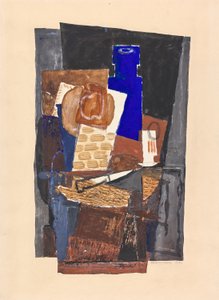 Asetelma veitsen kanssa tekijältä Louis Marcoussis