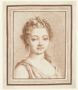 Nuoren tytön rintakuva tekijältä Louis Marin Bonnet (attributed to)