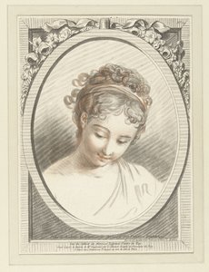Nuoren naisen rintakuva Tete de femme tekijältä Louis Marin Bonnet