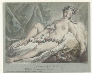 Venus herää Le reveil de Venus (otsikko esineessä)