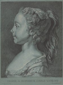 Marie-Rosalie Vanloo tekijältä Louis Marin Bonnet after Carle Van Loo