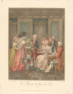 Uudenvuodenpäivä lahjat tekijältä Louis Marin Bonnet after Jean Baptiste Hüet, I