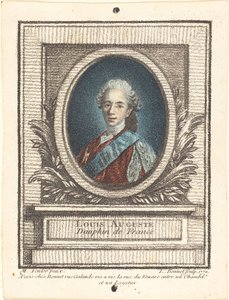 Louis-Auguste, Dauphin Ranskasta tekijältä Louis Marin Bonnet after Louis Michel Van Loo