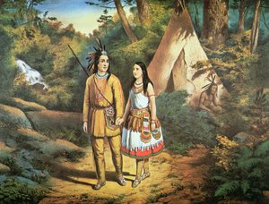 Hiawathan häät (väri litho)