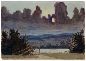 Tummat pilvet, c. 1901. tekijältä Louis Michel Eilshemius