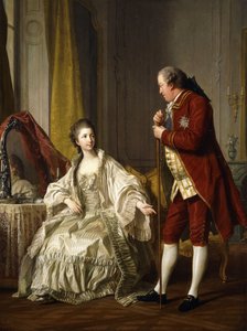 Markiisin ja Marquise de Marignyn kaksoismuotokuva, 1769 tekijältä Louis Michel van Loo