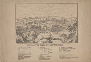 Gettysburgin taistelukenttä, noin 1867
