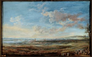Itävallan perintösota (1741-1748): "" Maestrichtin kaupungin (Maastricht) piiritys Saksin ja Lowendalin Marechaux