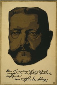 Kenraali marsalkka Paul von Hindenburgin muotokuva