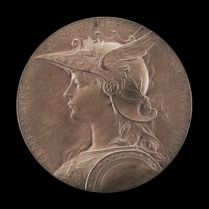 Ranskan keskuspankin 100-vuotisjuhla, 1800-1900 [kannepuoli], 1900.