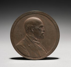 Medalla: Abram Stevens Hewitt, 1875-1925. finlandès