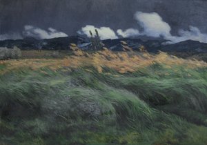 Maisema tekijältä Louis Patru (signed by artist)