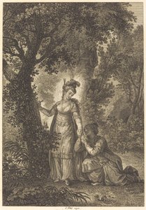 Garben kuninkaan morsian: puu tekijältä Louis Petit after Jean Honoré Fragonard