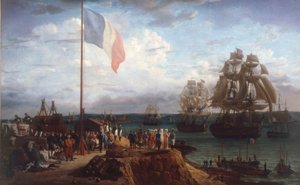 Napoleon I. ja Kaiserin Marie-Louise olla tekijältä Louis Philippe Crepin