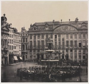 Nimetön muistosuihkulähteen rakentaminen, heinäkuu 1856.