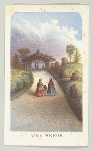 Vine Arbor, sarjasta Views in Central Park, New York, osa 3, 1864.