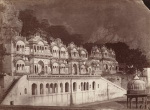 Kuninkaan temppelit, Ulwar, 1860-luku (kuva) tekijältä Louis Rousselet