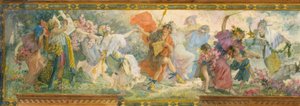 (Bacchanale Revel, Pan ja kulkue) tekijältä Louis Schaettle
