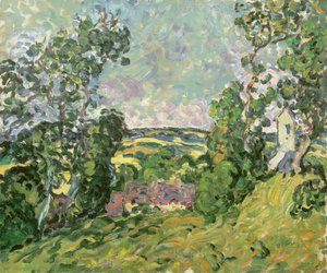 Maisema (öljy kankaalle) tekijältä Louis Valtat
