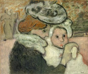 Äiti ja lapsi (Mme Valtat ja hänen poikansa, farkut); Äiti ja lapsi (Mme Valtat ja hänen poikansa Jean) tekijältä Louis Valtat
