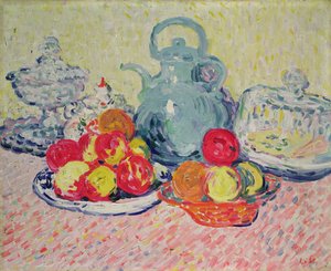Asetelma, n. 1905-06 (öljy kankaalle) tekijältä Louis Valtat