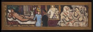 Tutkimuksia Tizianin Urbinon Venus ja Flora -teoksen mukaan, tehty Petit Palais
