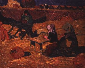 The Fish Scalers (öljy kankaalle) tekijältä Louis Valtat