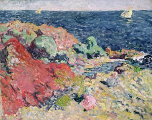 Punaiset kalliot Antheorissa tekijältä Louis Valtat
