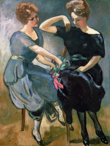 The Two Sisters, n. 1912 (öljy kankaalle) tekijältä Louis Valtat