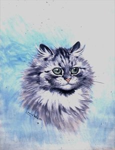 Mietteliäs katse tekijältä Louis Wain