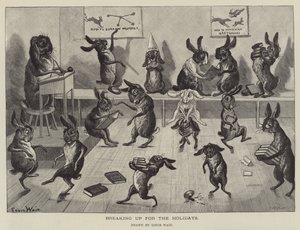 Eroaminen lomaa varten tekijältä Louis Wain