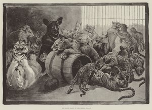 Onnellinen perhe Crystal Palacessa tekijältä Louis Wain