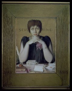 Muotokuva Severine (Caroline Remy) (1855-1929)
