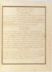 "Reflections on my Interview with Mr. le Duc de la Vauguyon", nimikirjoitus käsikirjoitus, tammikuu 1767 - alku 1769 tekijältä Louis XVI