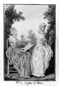 Madame la Comtesse de Boufflers ja Thérèse, 1760-luvun puoliväli.