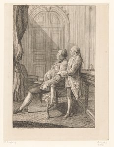 Muotokuva Louis Philip I:stä Orléansista ja hänen pojastaan ​​Louis Philip II:sta Orléansista