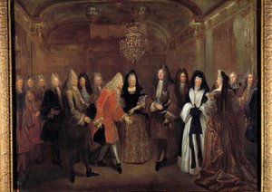 Kuningas Ludvig XIV (1638-1715) otti Saksin prinssi Frederic Augustuksen vastaan Elizabeth Charlotte d