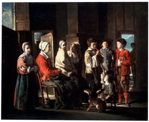 Vierailu isoäidin luona, 1645.