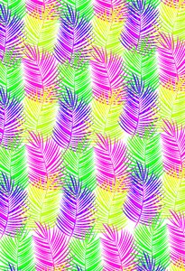 Overlaid Leaves, 2017, digitaalinen media tekijältä Louisa Hereford