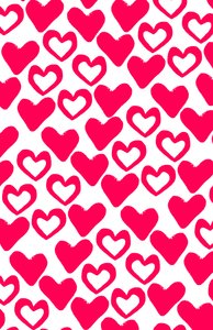 Simple Hearts, digitaalinen kuva (2014) tekijältä Louisa Hereford