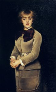 Näyttelijä Jeanne Samaryn muotokuva, 1879.