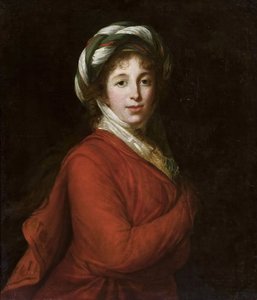 Retrat de la comtessa Helena Radziwill 1753-1821, de soltera Przezdziecka, ca 1802-1805. finlandès tekijältä Elisabeth Louise Vigee Lebrun