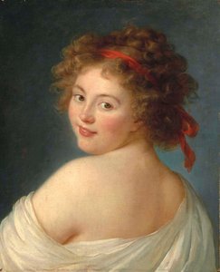 Kreivitär Jekaterina Skavronskajan muotokuva, os. von Engelhardt 1761-1829, 1790. tekijältä Elisabeth Louise Vigee Lebrun