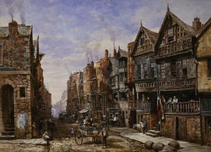 Chester: Watergate Street Crook Streetin kulmasta, Eastgate Beyond,