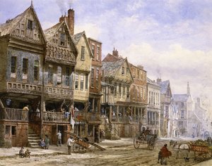 Watergate Street, Chester, Katse länteen,