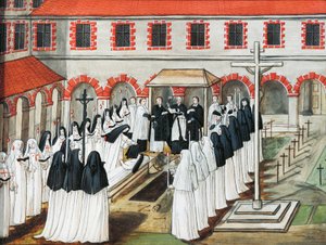 Port-Royal des Champs Abbey, Nunnan hautaus