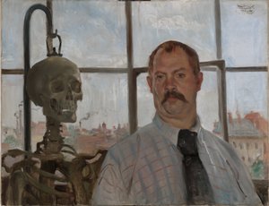 Selbstporträt von Lovis (1858-1925) Corinth